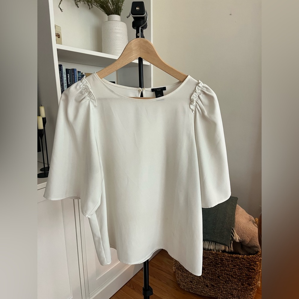 Ann Taylor White Blouse